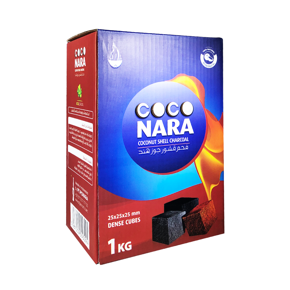 CocoNara Hookah Charcoal Cubes 1kg - Lavoo