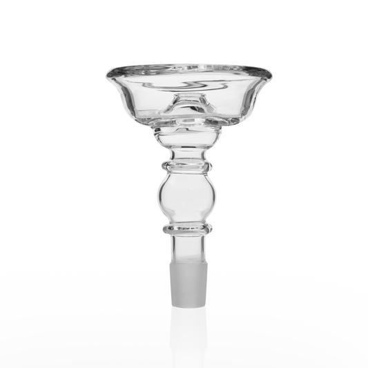 Lavoo Glass Funnel Bowl - 19mm Male - Clear - Shishamore.com