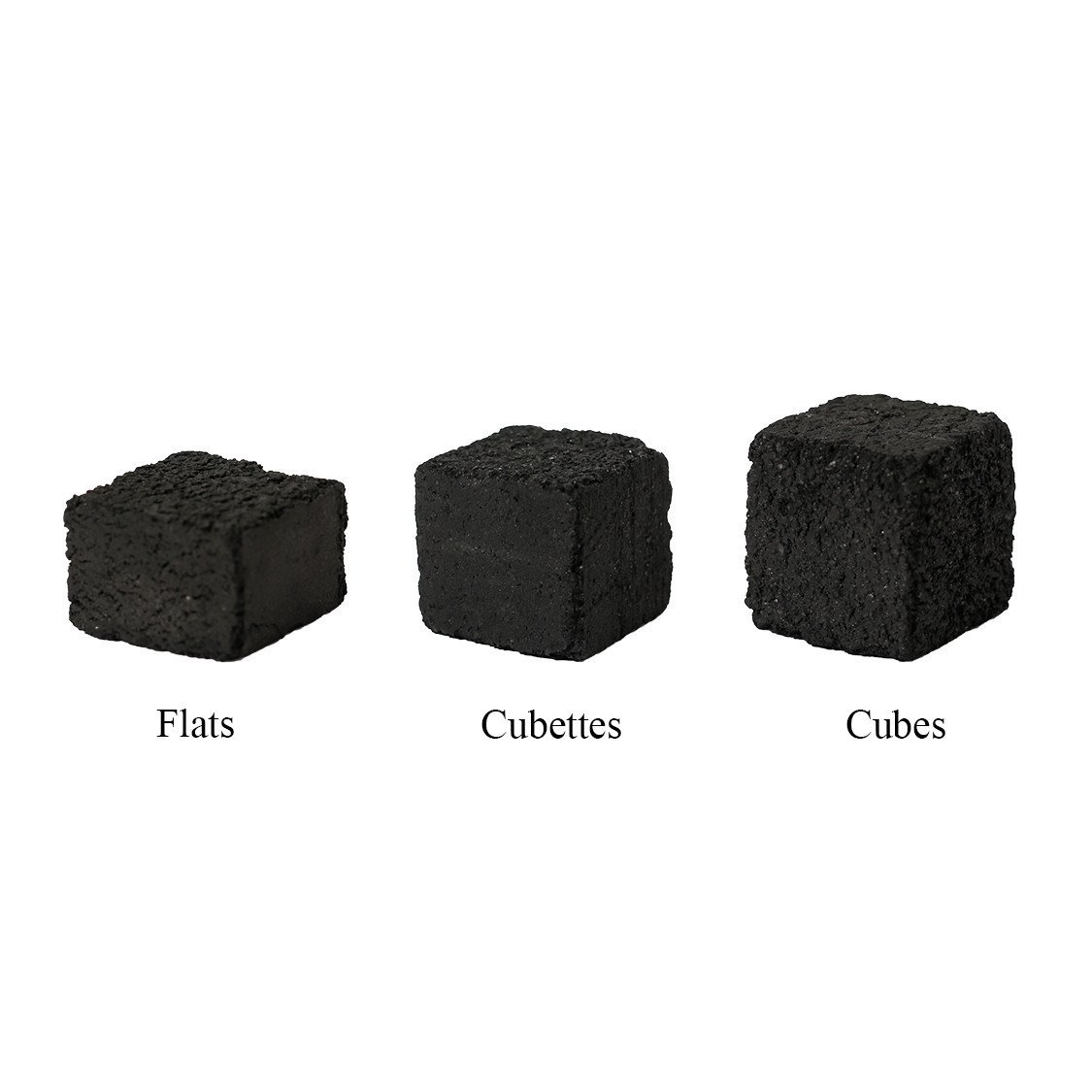 Titanium Hookah Charcoal Cubes 72 Pieces - - Shishamore.com