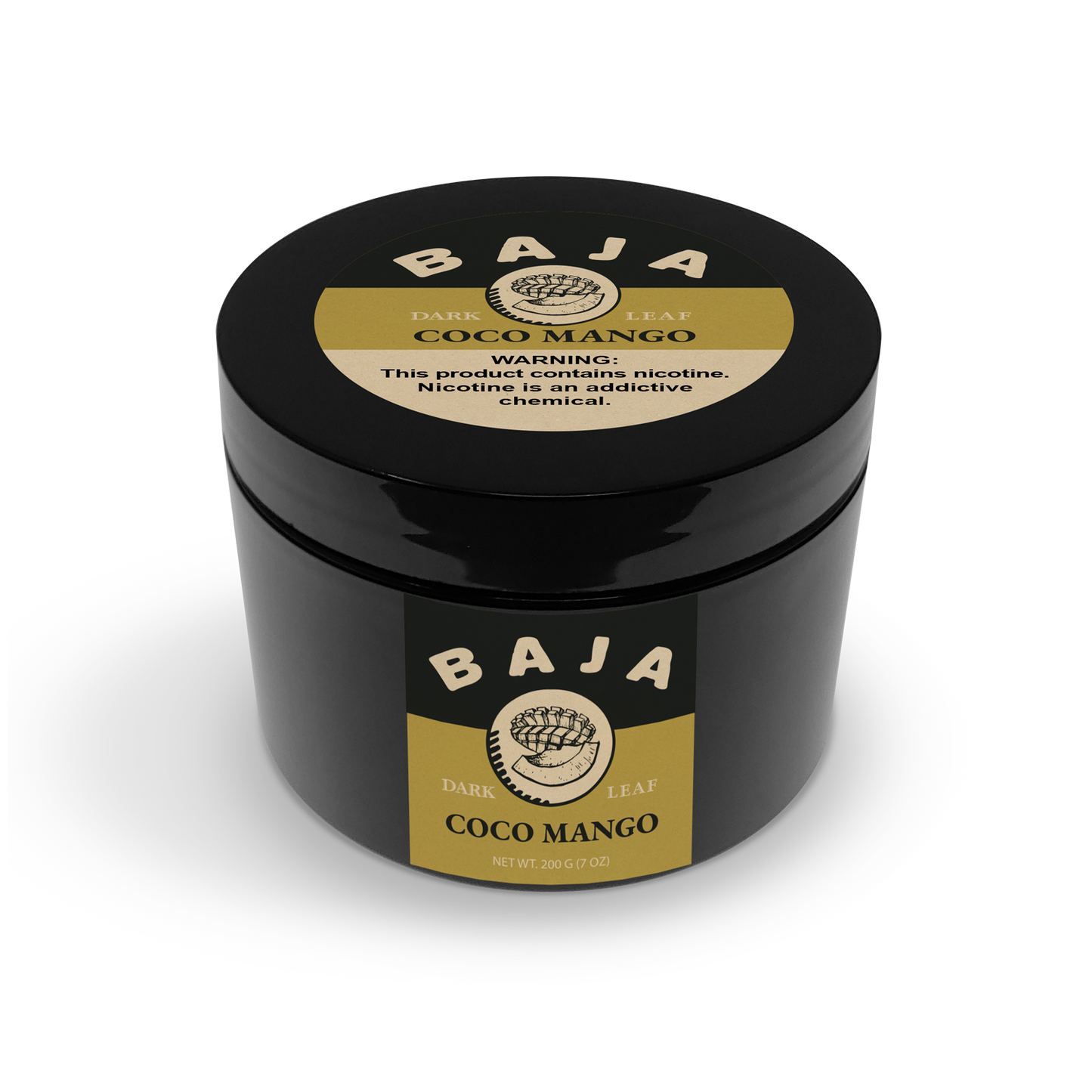 Baja Dark Leaf Aged Hookah Tobacco 200g