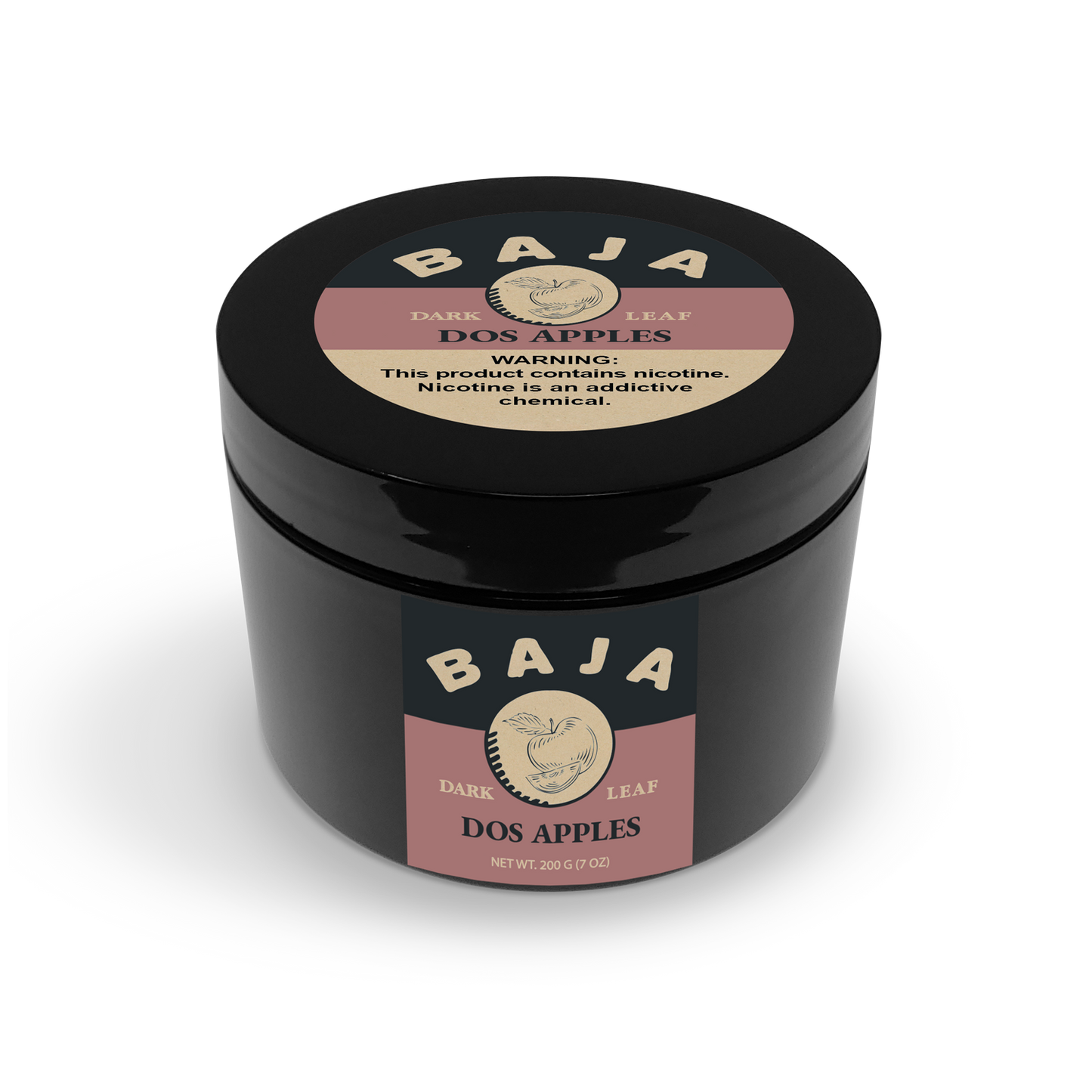 Baja Dark Leaf Aged Hookah Tobacco 200g