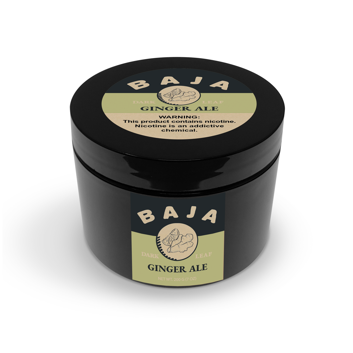 Baja Dark Leaf Aged Hookah Tobacco 200g