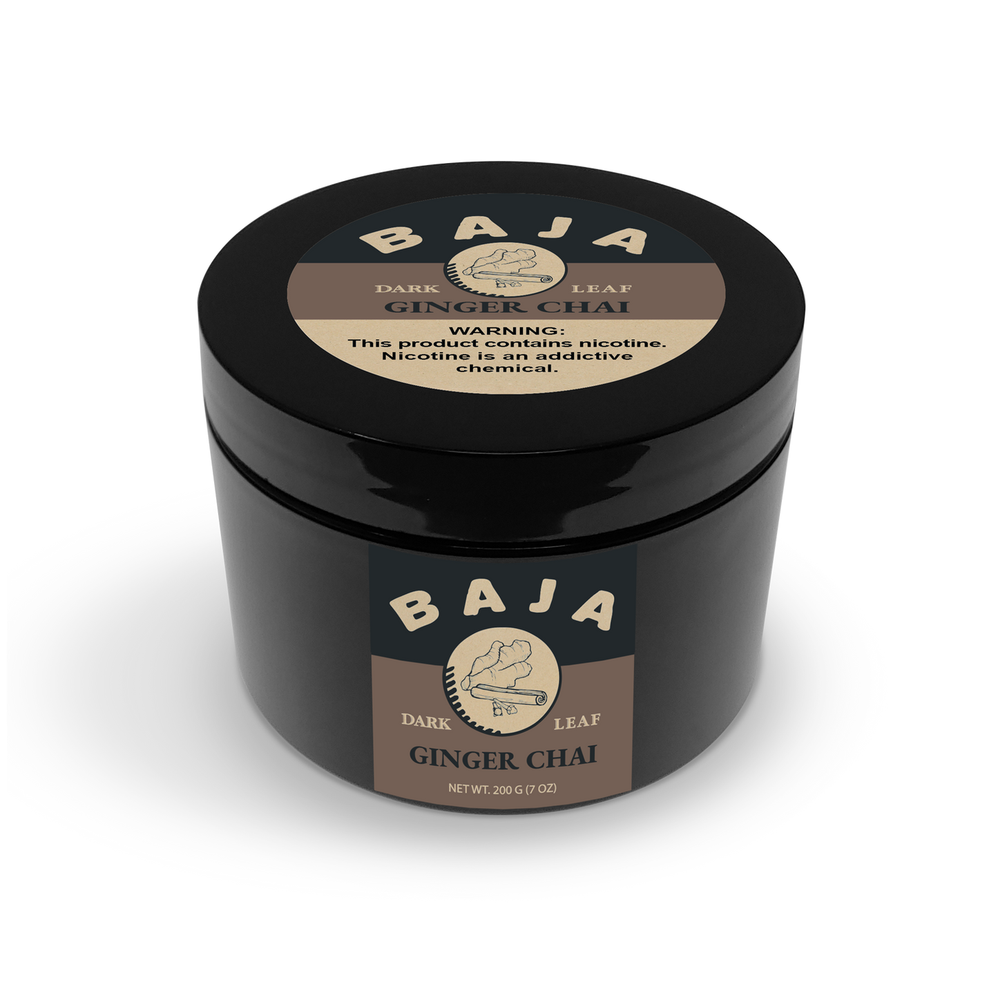 Baja Dark Leaf Aged Hookah Tobacco 200g