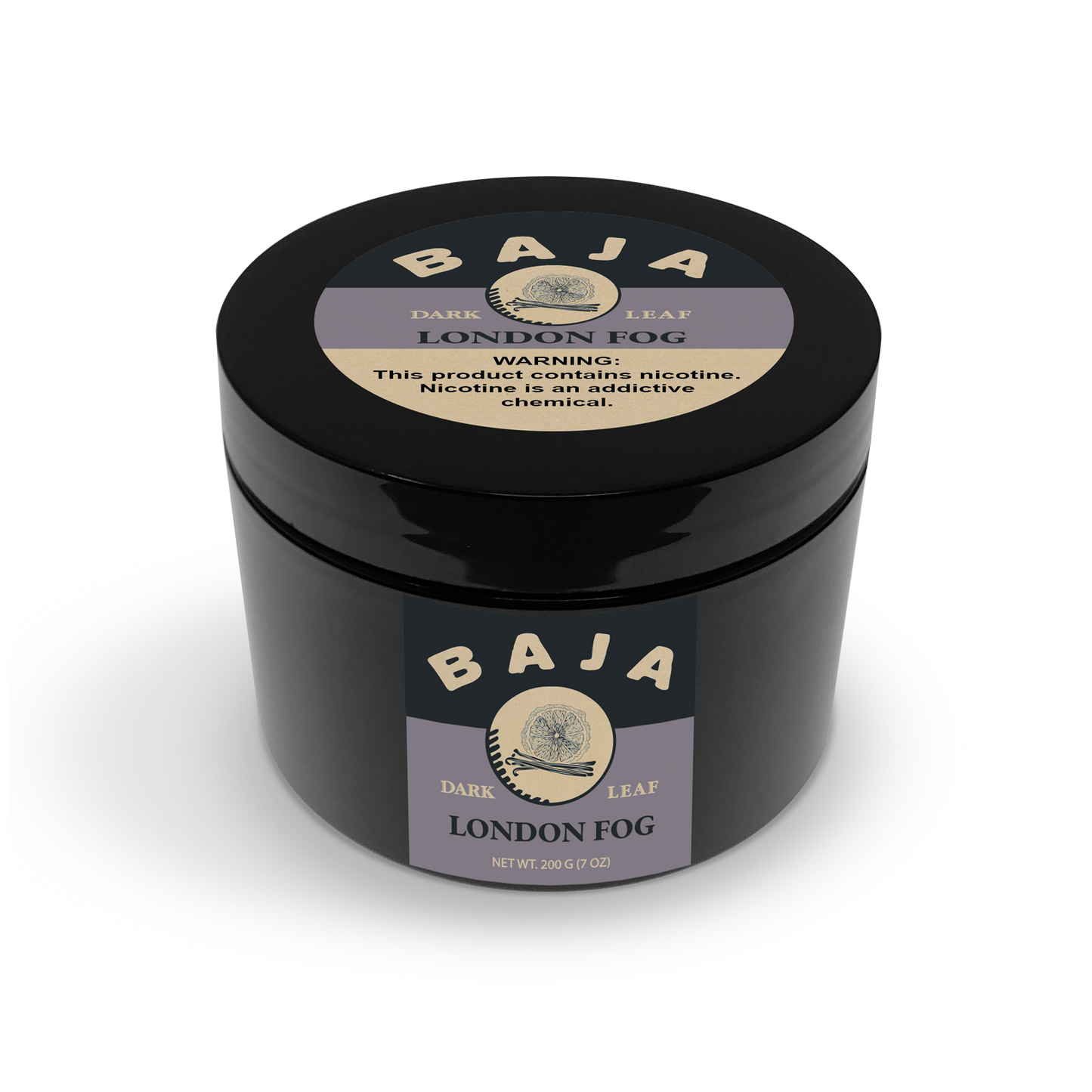 Baja Dark Leaf Aged Hookah Tobacco 200g