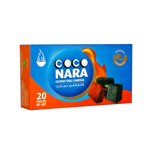 CocoNara Hookah Charcoal Flats 20pcs - Lavoo